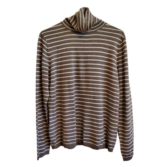 Pendleton Merino Wool Striped Turtle Neck XL - Picture 1 of 15